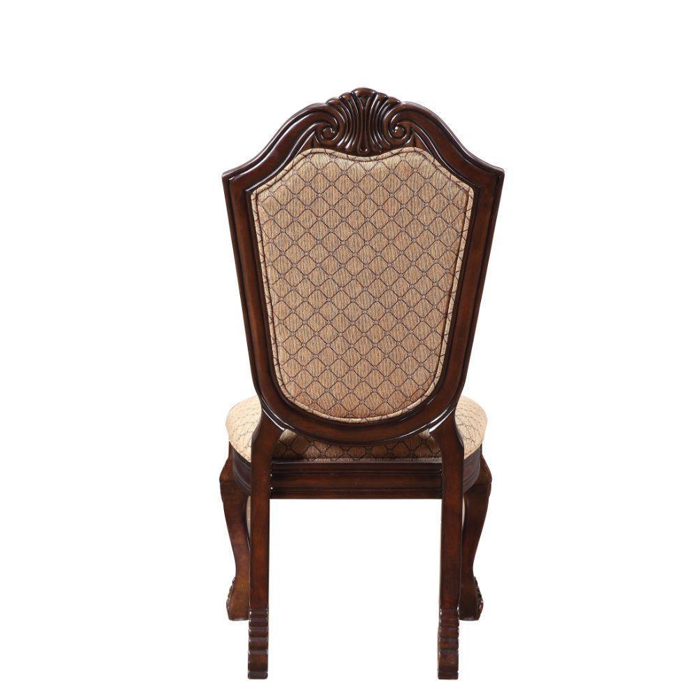ACME Chateau De Ville Side Chair (Set-2), Espresso FredCo