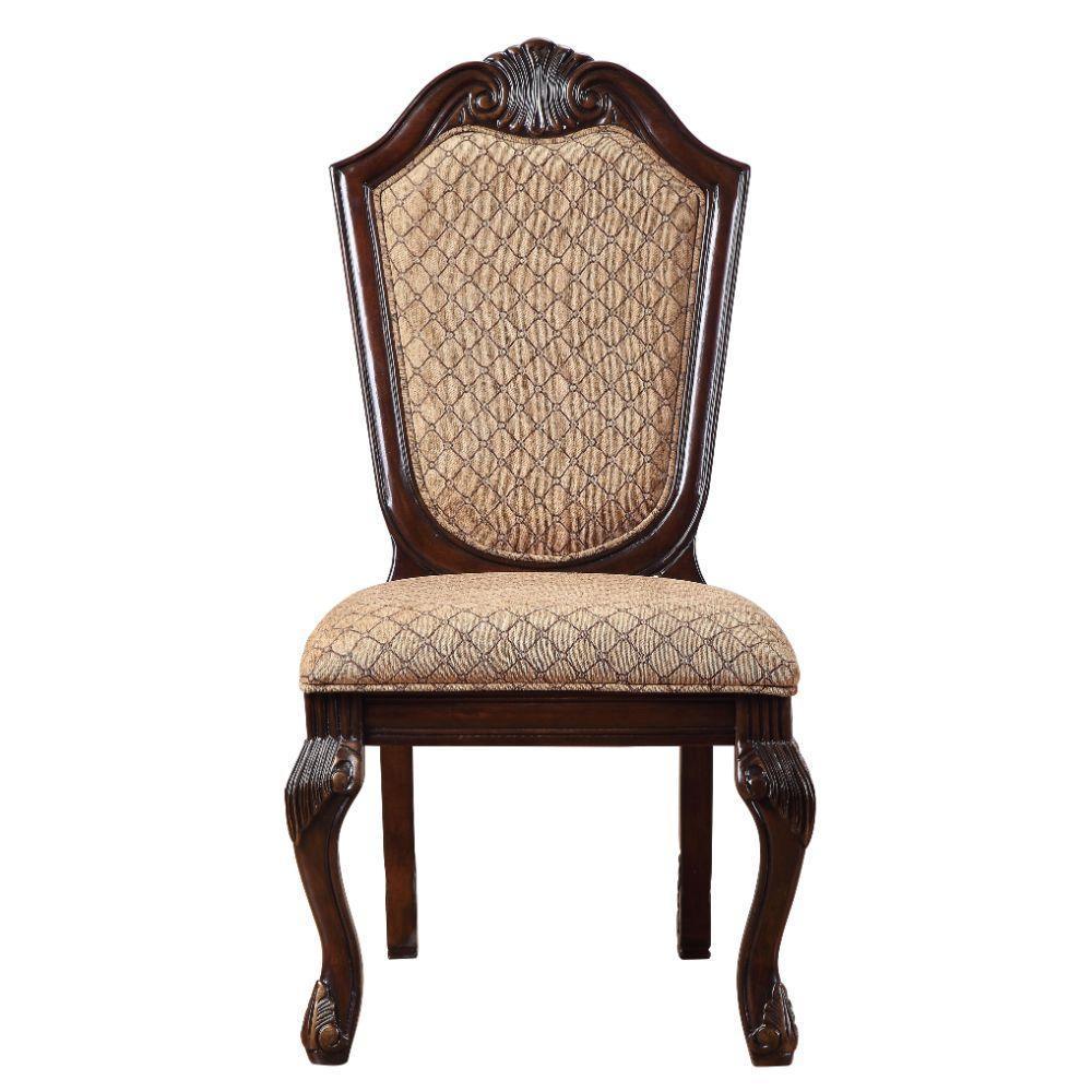 ACME Chateau De Ville Side Chair (Set-2), Espresso FredCo