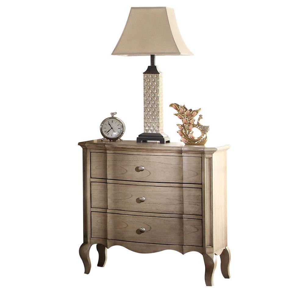 ACME Chelmsford Nightstand, Antique Taupe FredCo