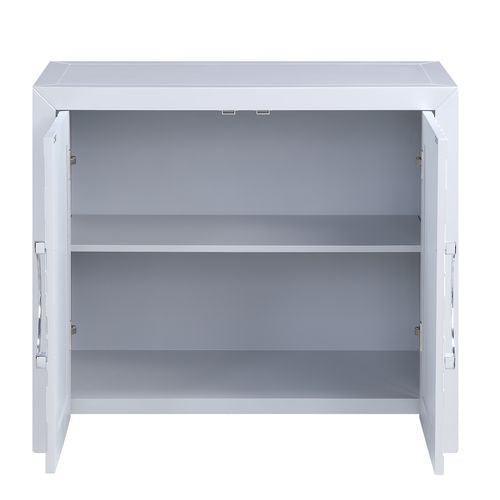 ACME Cicero Console Table, Platinum Finish FredCo