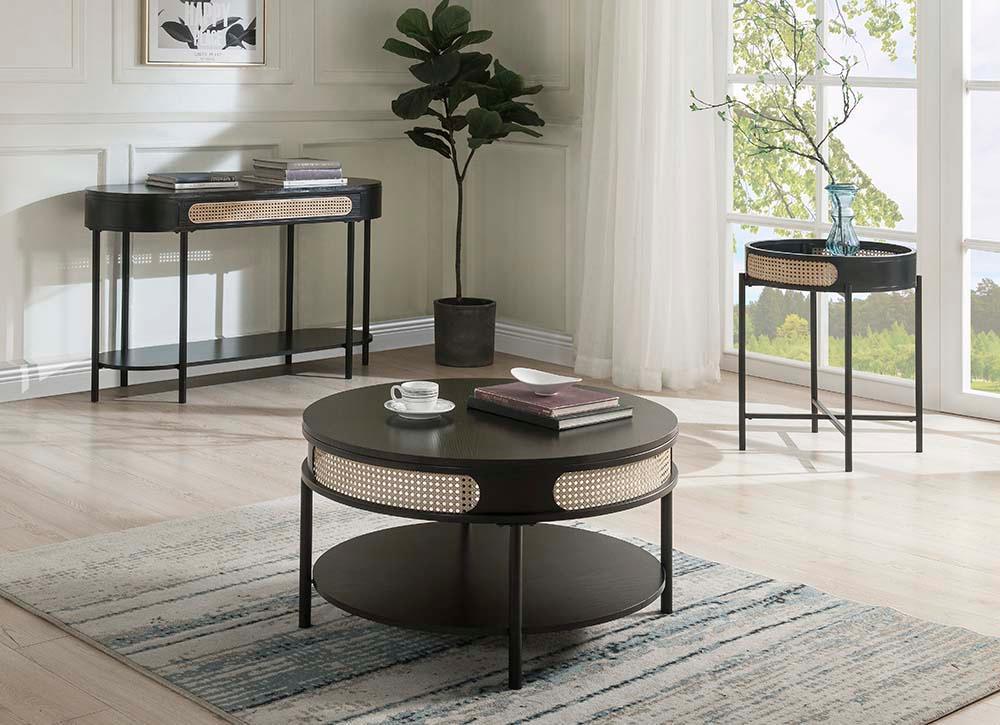 ACME Colson Coffee Table , Black Finish FredCo