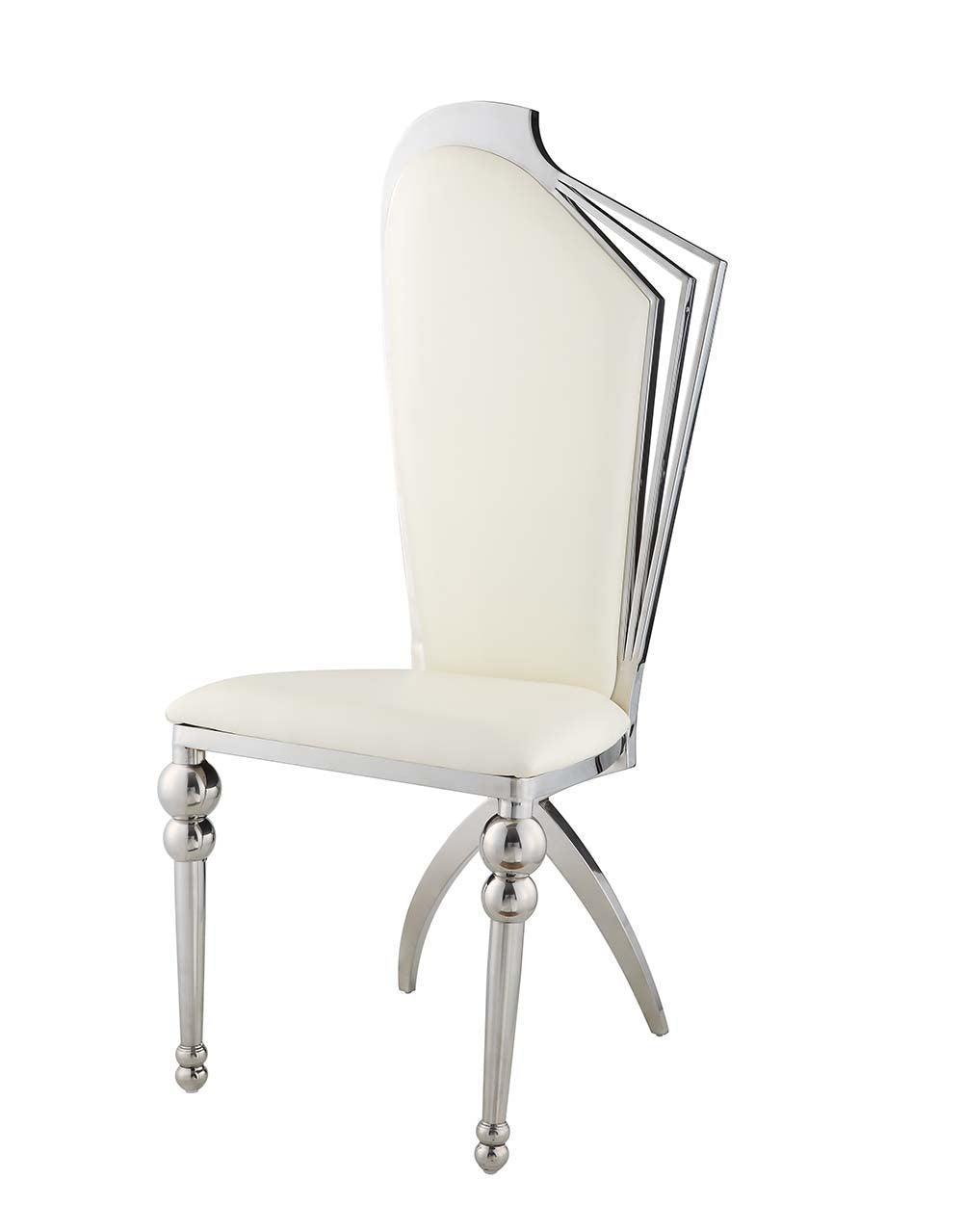 ACME Cyrene Side Chair 2, Beige FredCo
