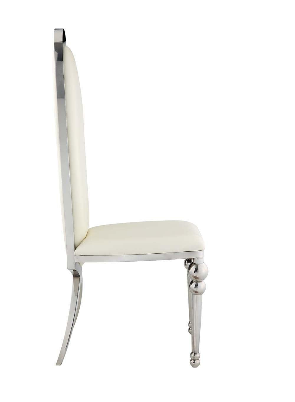 ACME Cyrene Side Chair 2, Beige FredCo