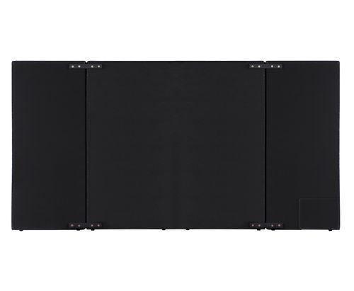 ACME Damazy Eastern King Bed, Black Velvet FredCo