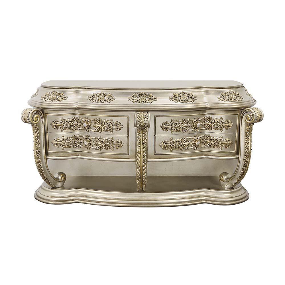 ACME Danae Server, Champagne & Gold Finish FredCo