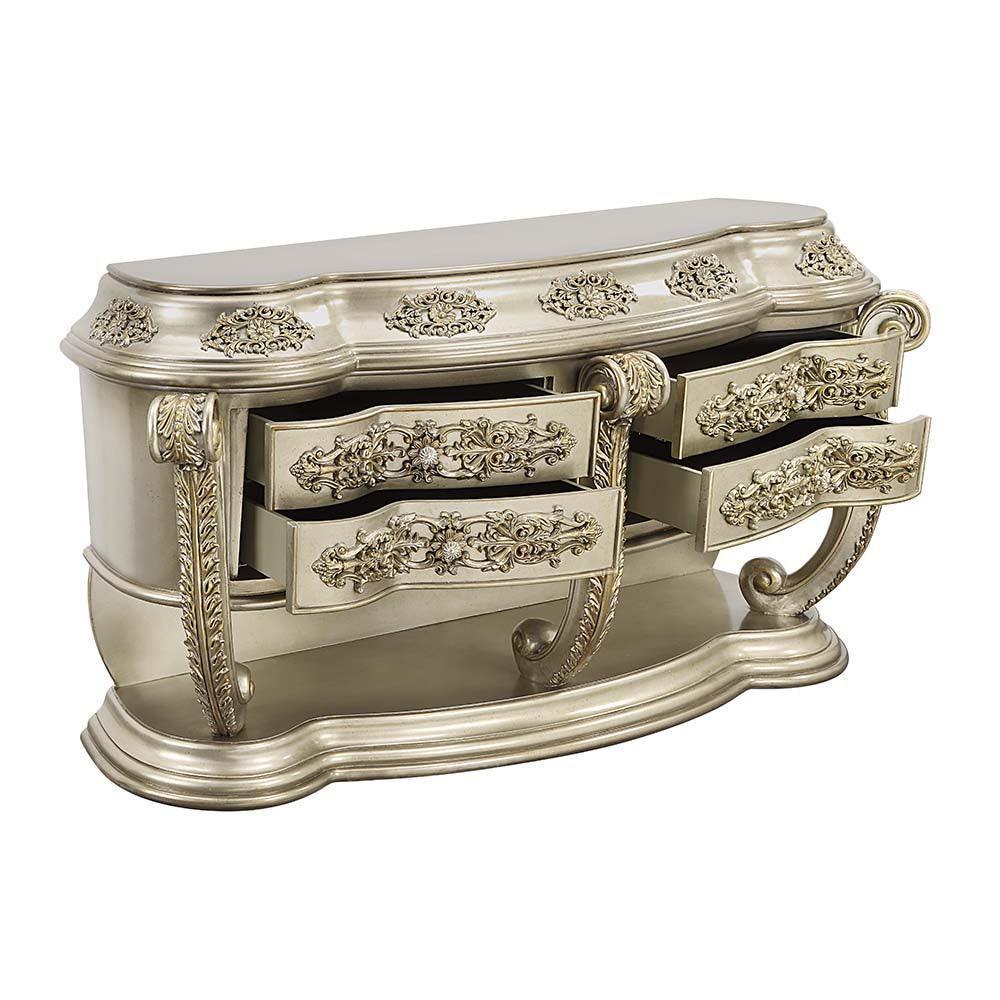ACME Danae Server, Champagne & Gold Finish FredCo