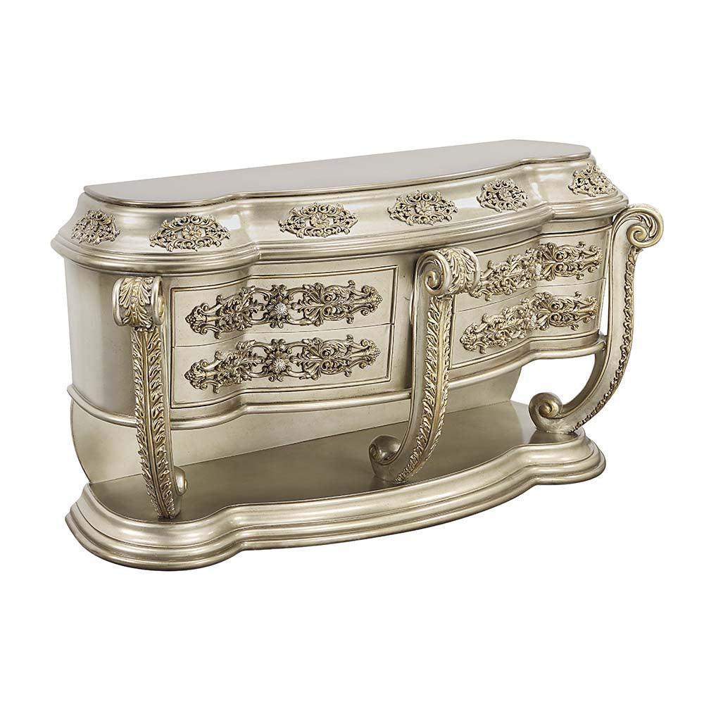 ACME Danae Server, Champagne & Gold Finish FredCo