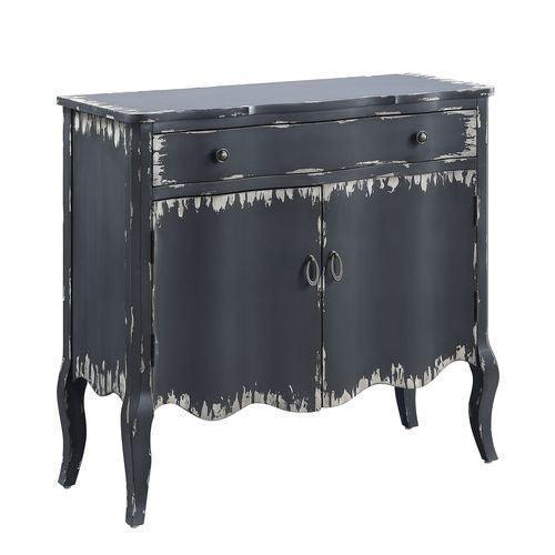 ACME Deianira Console Table, Antique Gray Finish FredCo