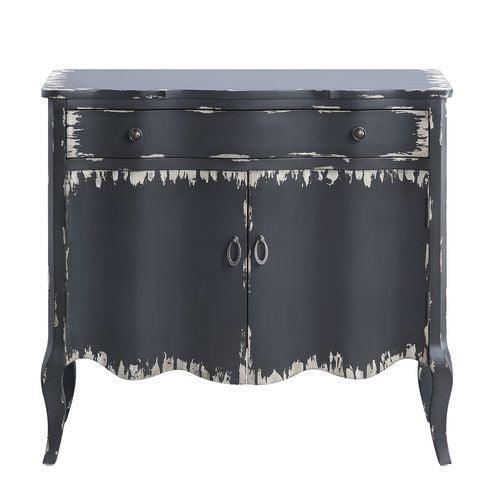 ACME Deianira Console Table, Antique Gray Finish FredCo