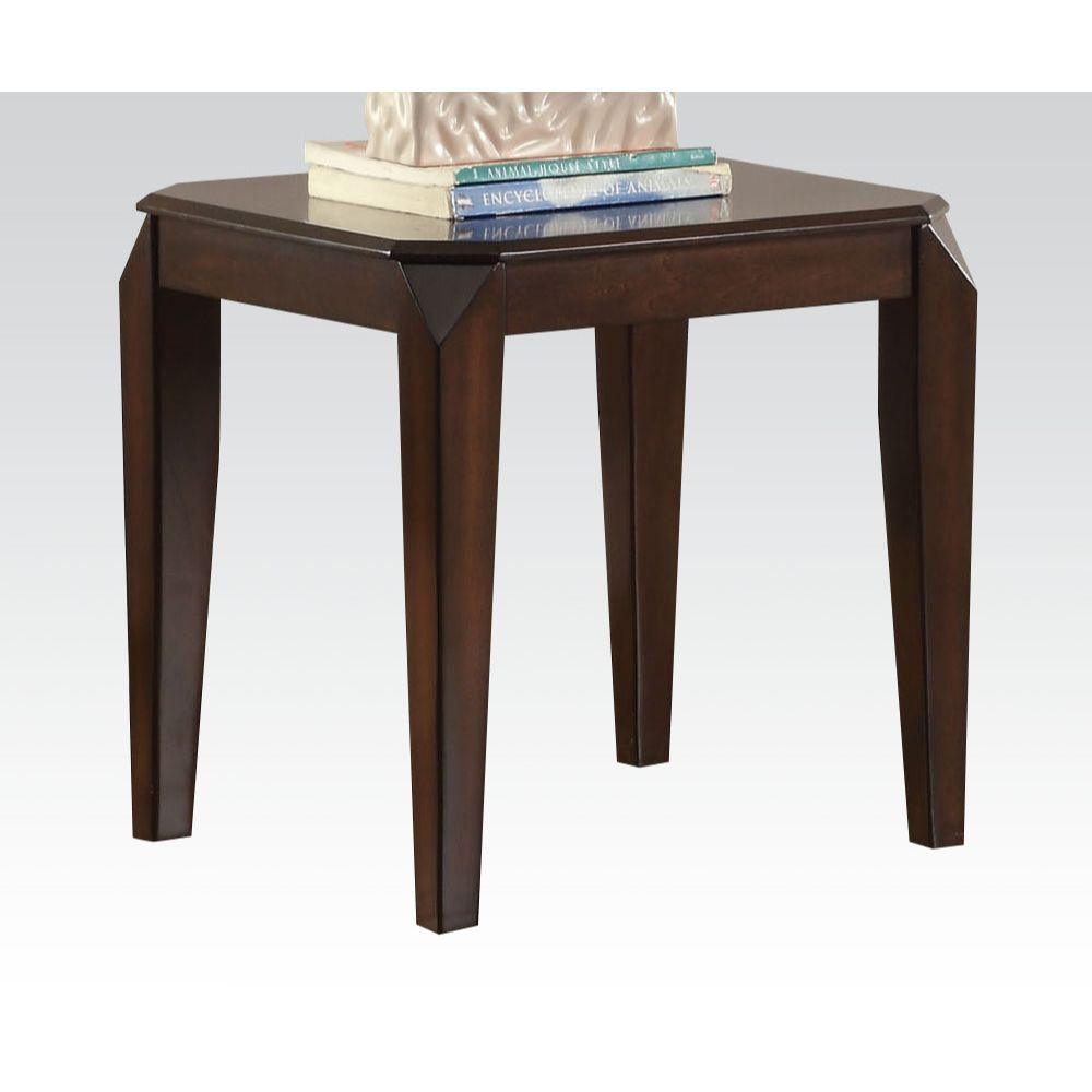ACME Docila End Table, Walnut FredCo