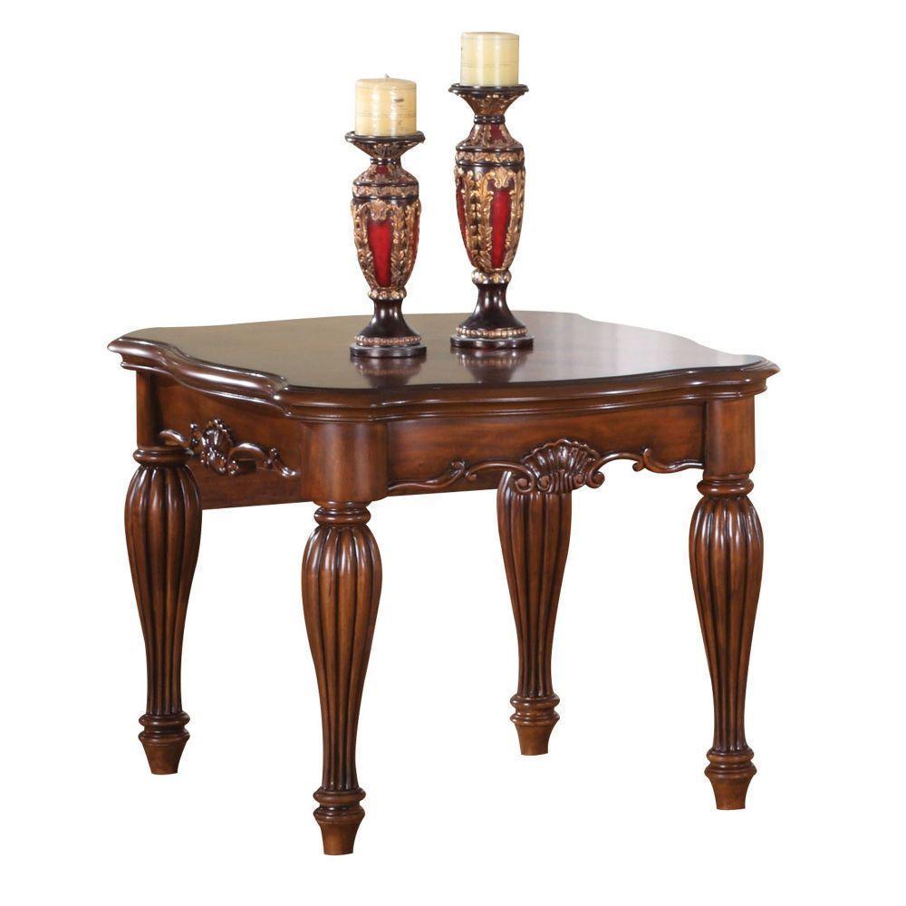ACME Dreena End Table, Cherry FredCo
