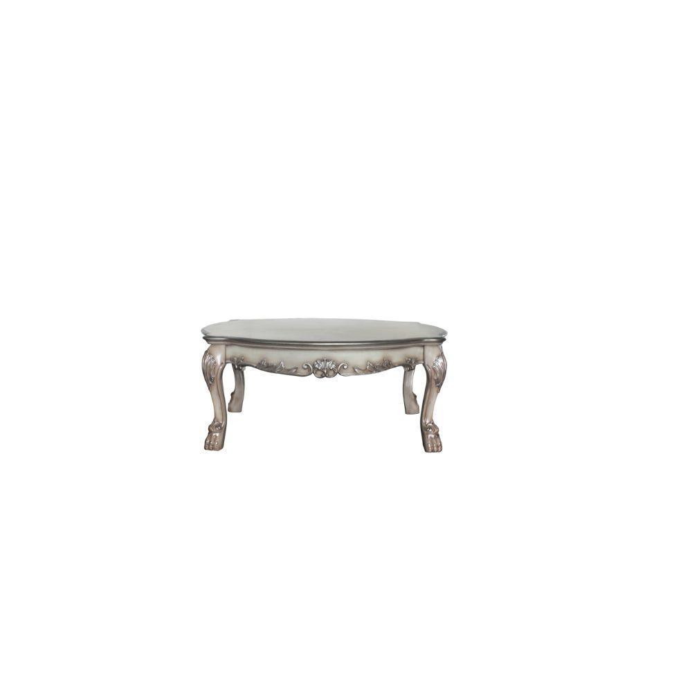 ACME Dresden Coffee Table, Vintage Bone White FredCo