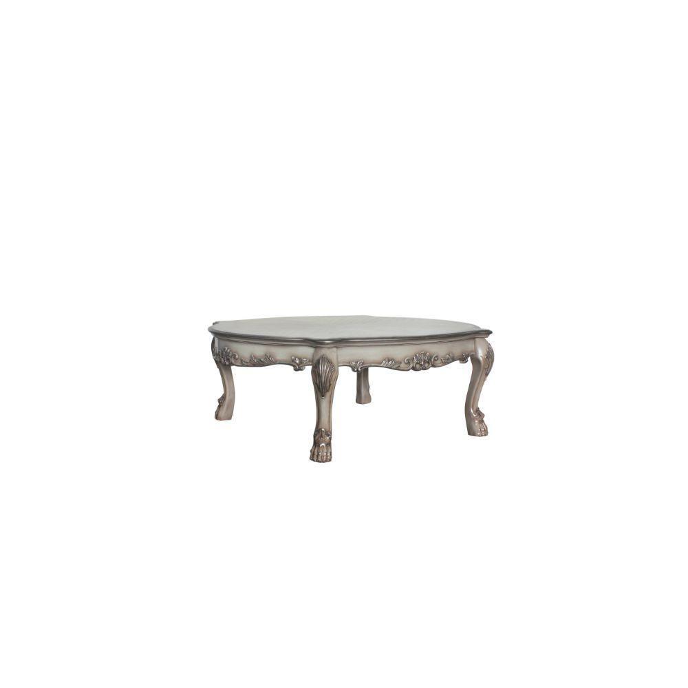ACME Dresden Coffee Table, Vintage Bone White FredCo
