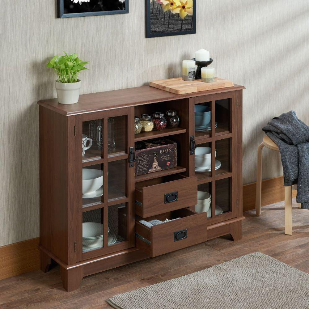 ACME Dubbs Console Table, Walnut FredCo