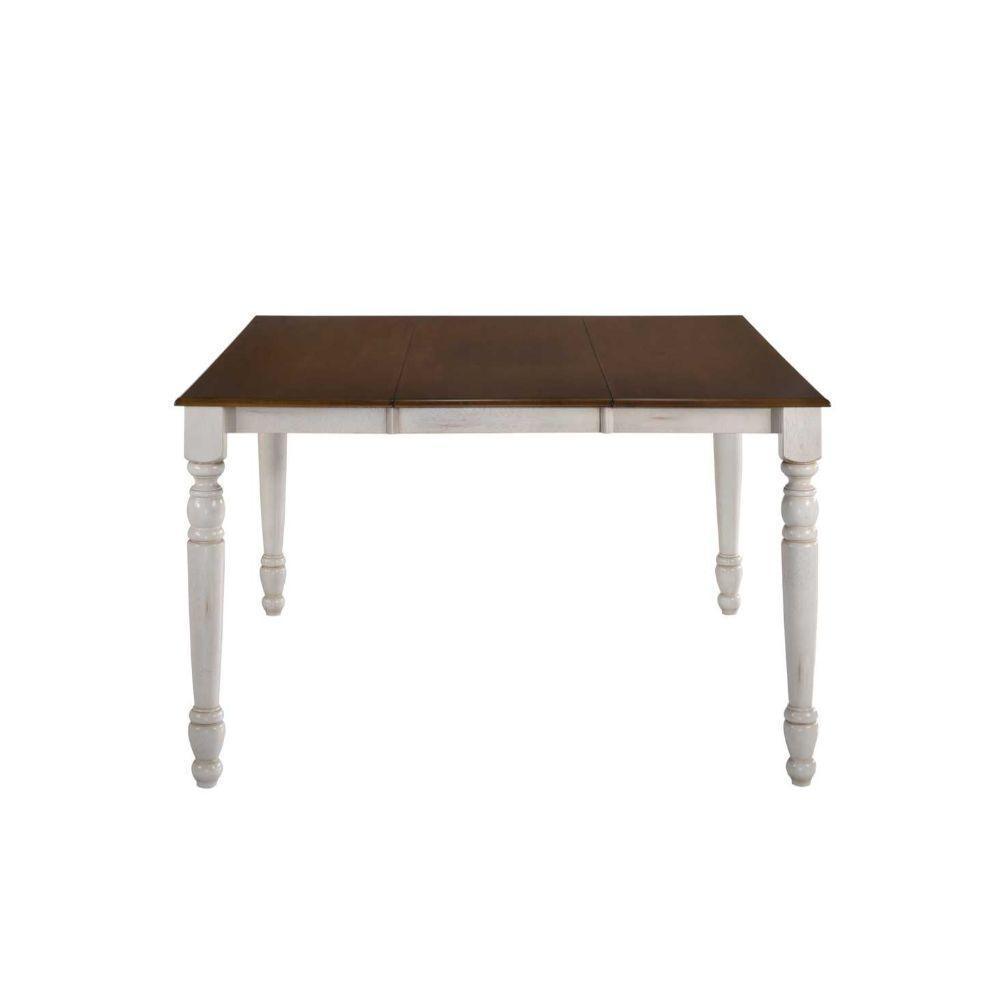 ACME Dylan Counter Height Table, Buttermilk & Oak FredCo