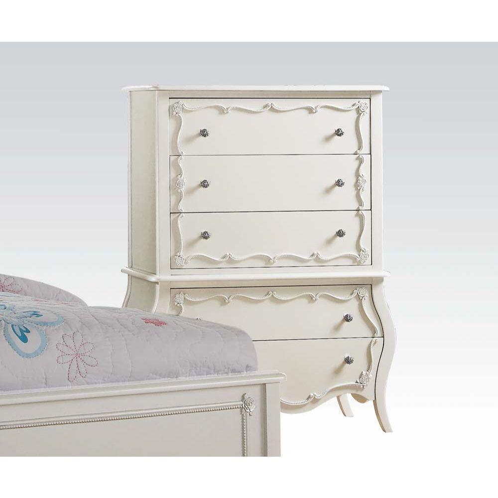 ACME Edalene Chest, Pearl White FredCo