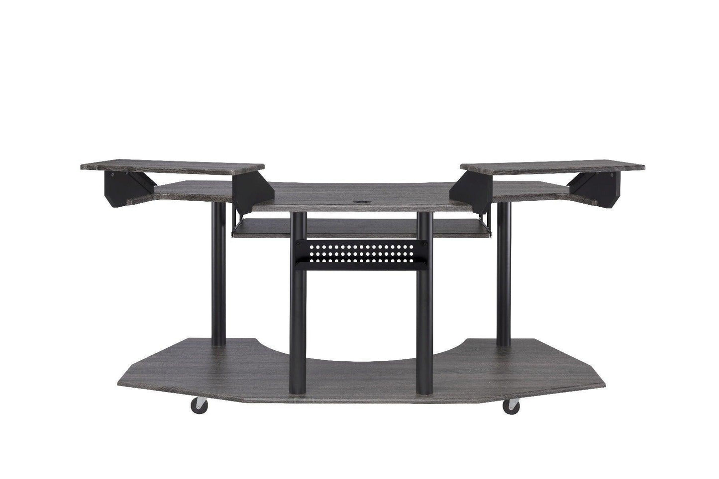 ACME Eleazar Music Recording Studio Desk, Black Oak FredCo