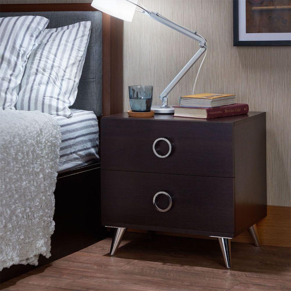 ACME Elms Accent Table, Espresso FredCo