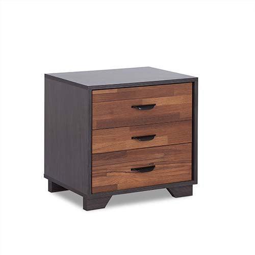 ACME Eloy Accent Table, Walnut & Espresso FredCo