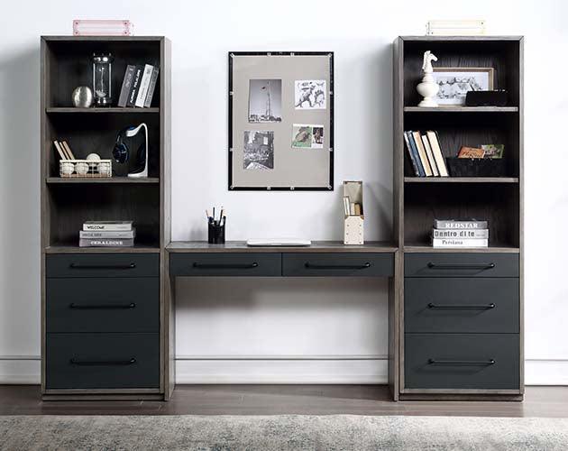 ACME Estevon Writing Desk, Gray Oak Finish FredCo