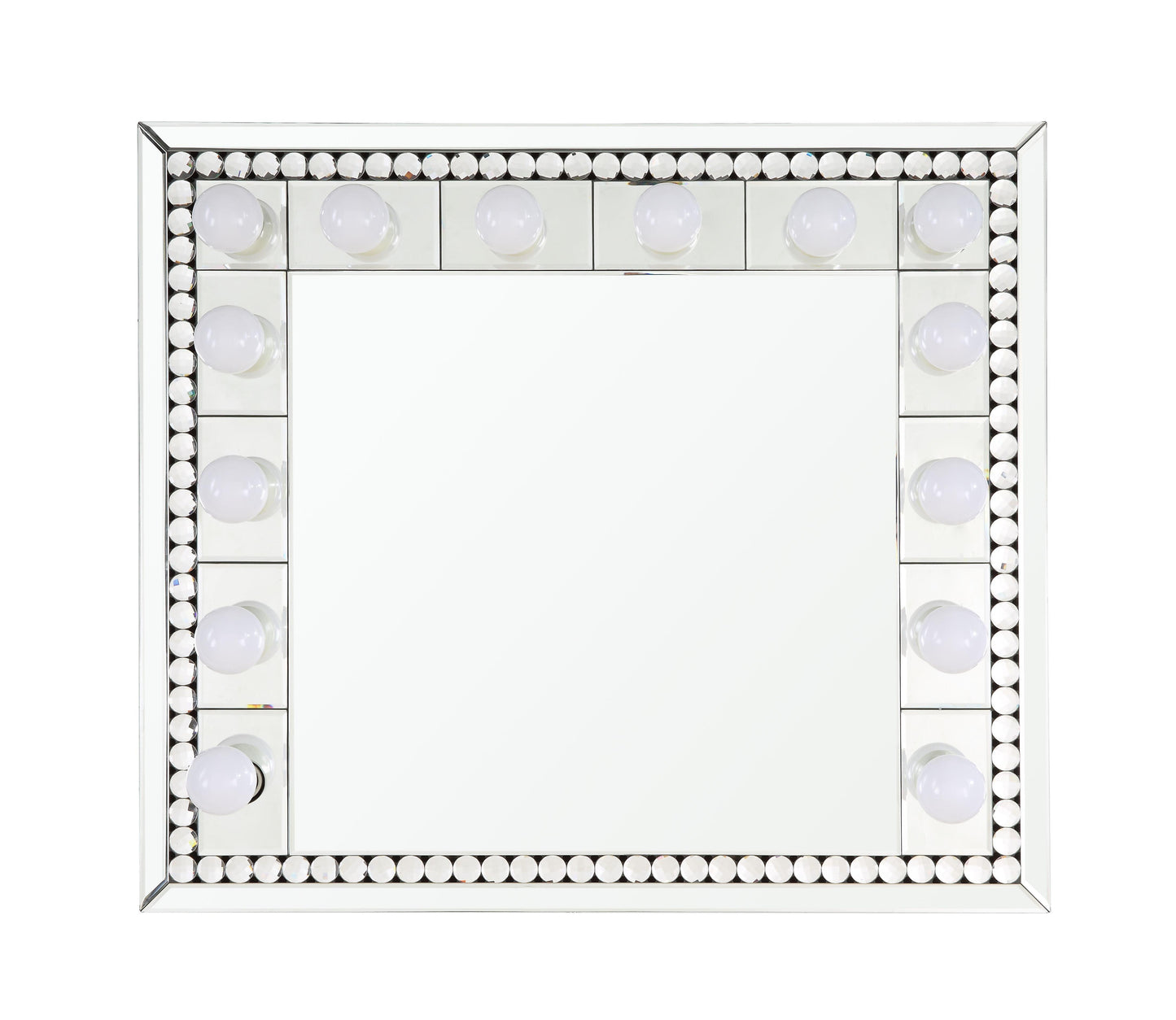 ACME Farai Wall DÉCOR, Mirrored & Faux Crystal Diamonds FredCo