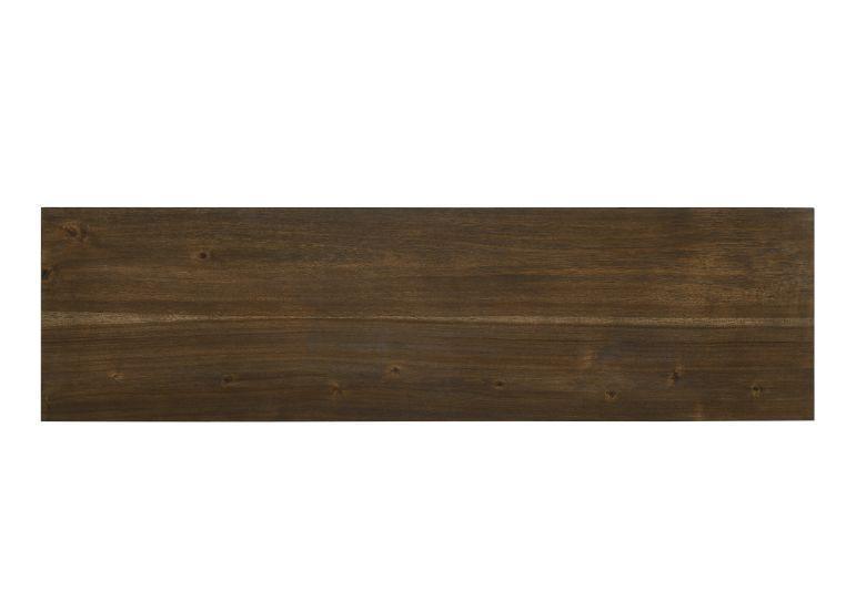 ACME Fedele Bench, Weathered Oak & Cream Finish FredCo
