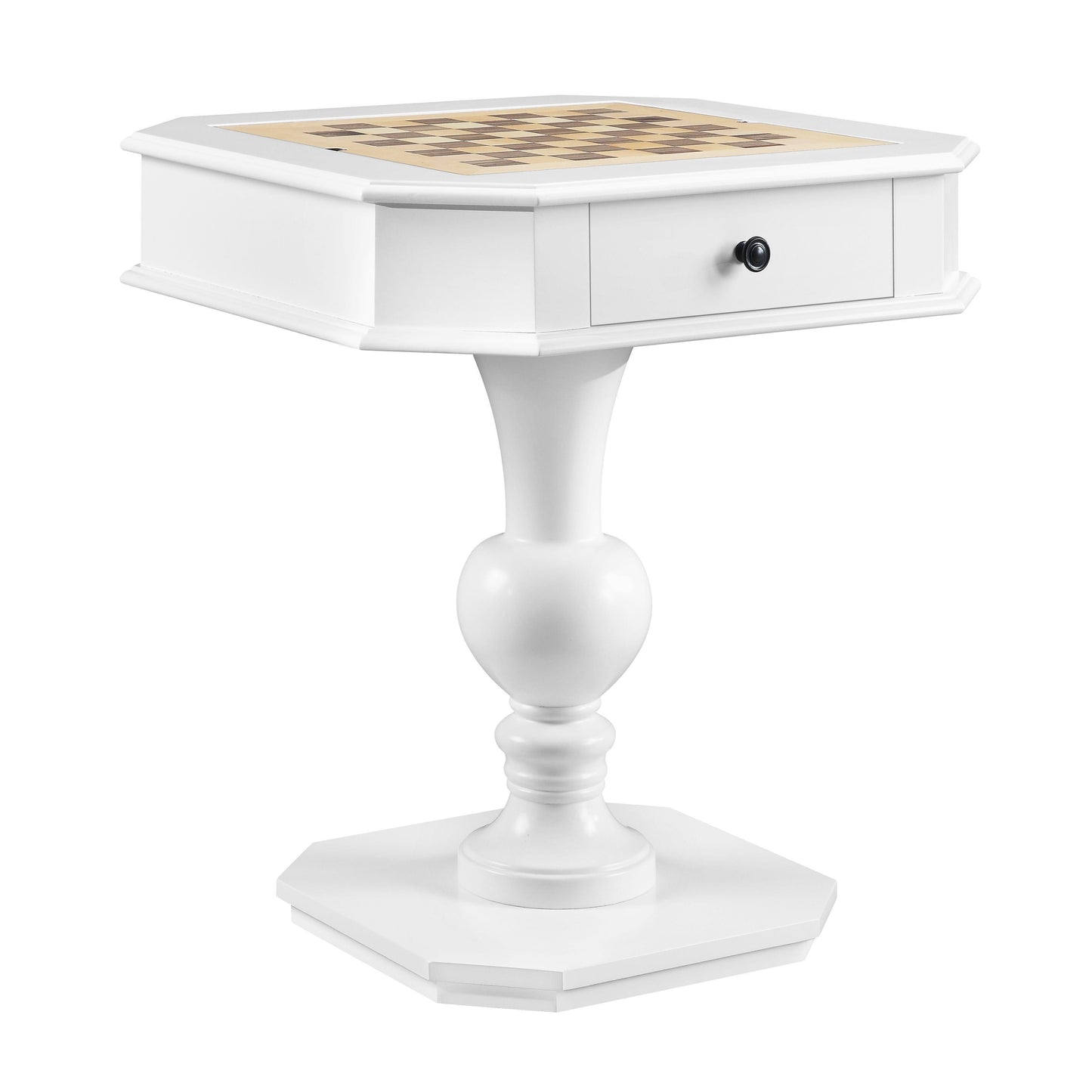 ACME Galini Game Table, White Finish FredCo