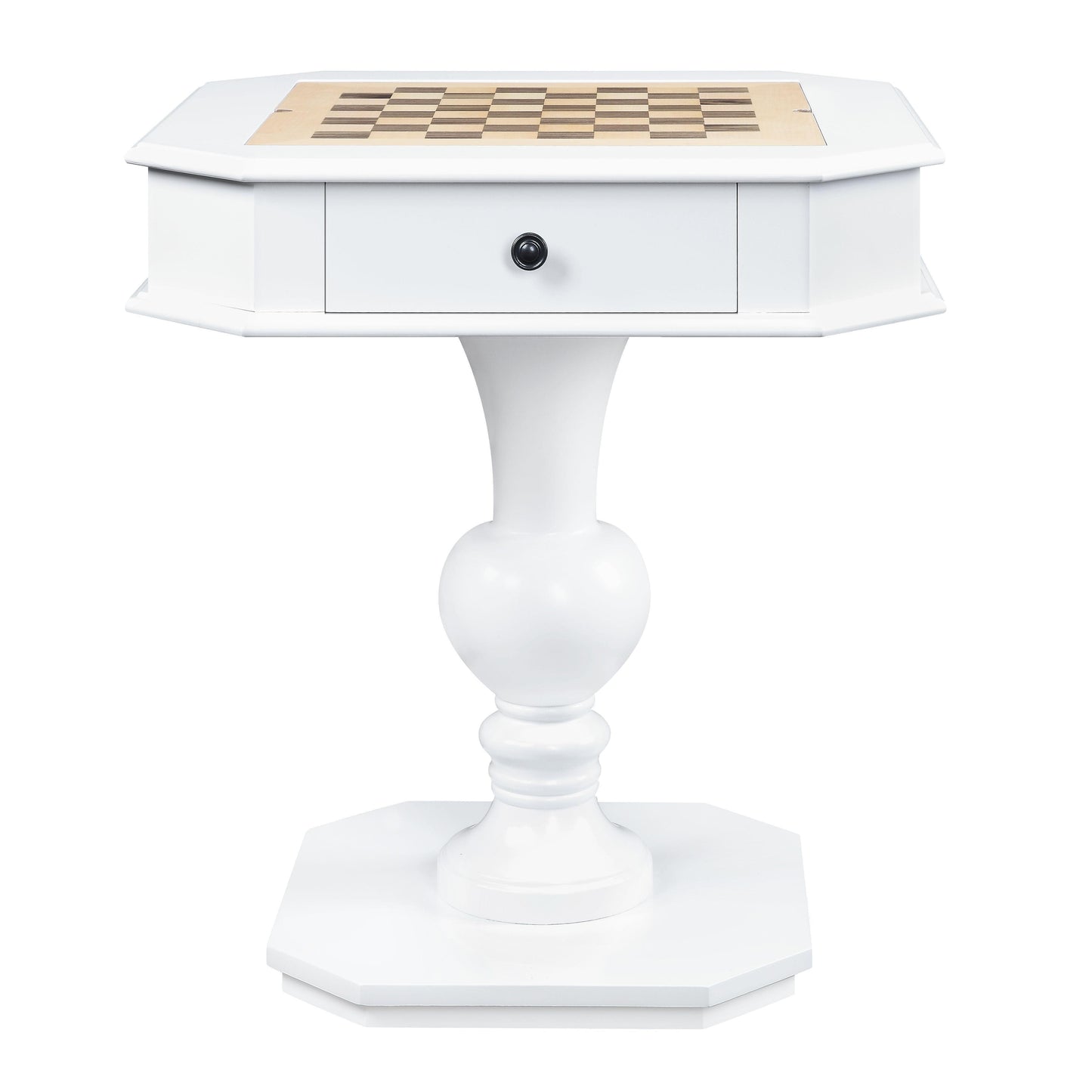 ACME Galini Game Table, White Finish FredCo