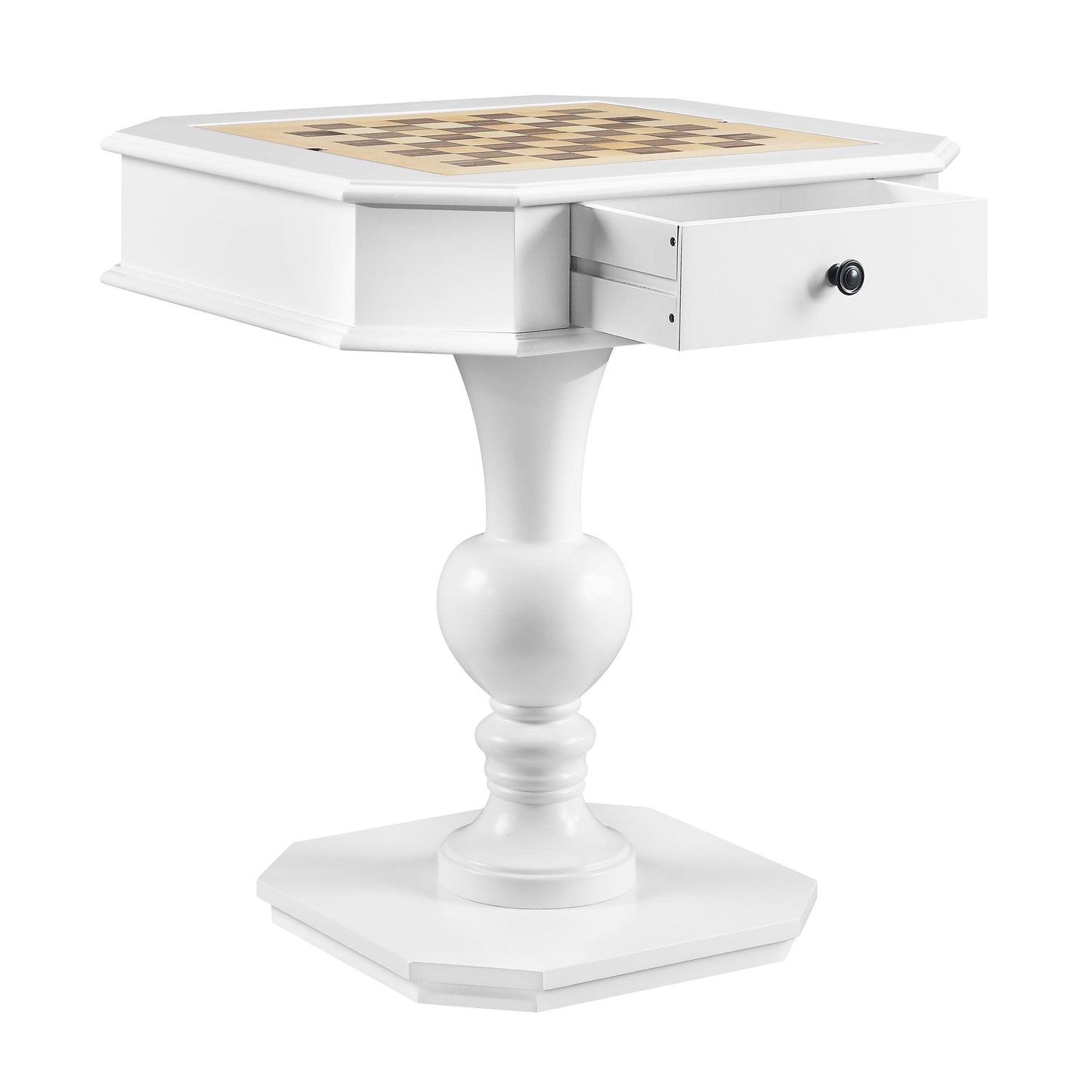 ACME Galini Game Table, White Finish FredCo