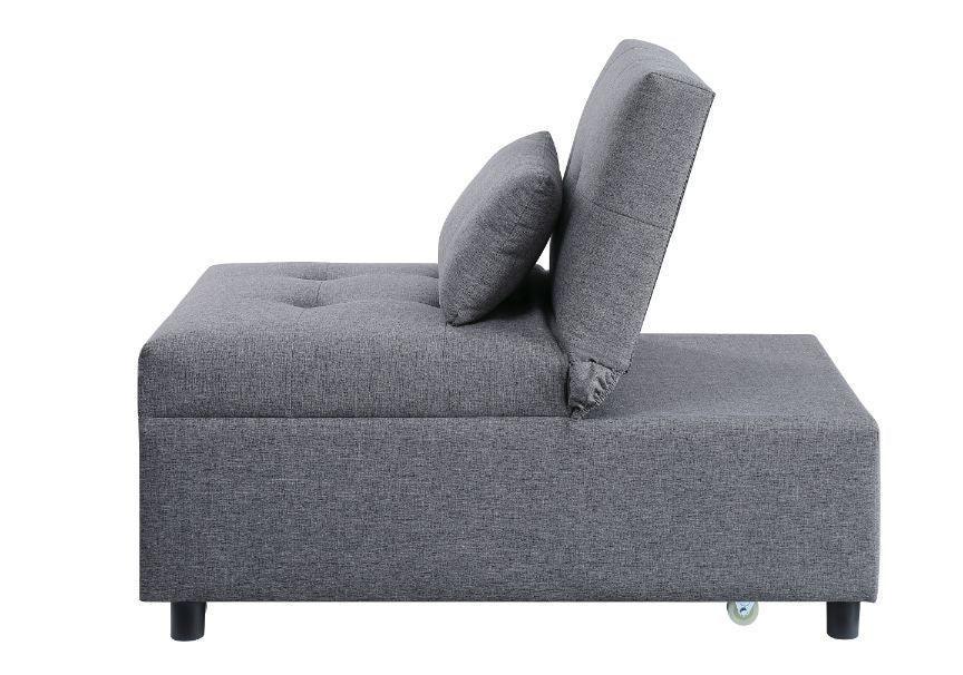 ACME Hidalgo Sofa Bed, Gray Fabric FredCo