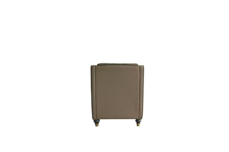 ACME House Marchese Chair, Tan PU & Tobacco Finish FredCo