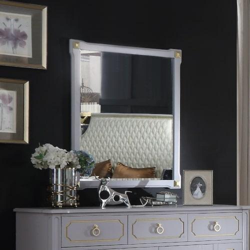 ACME House Marchese Mirror, Pearl Gray Finish FredCo