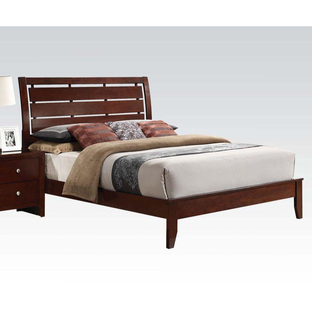 ACME Ilana Eastern King Bed, Brown Cherry 20397EK FredCo