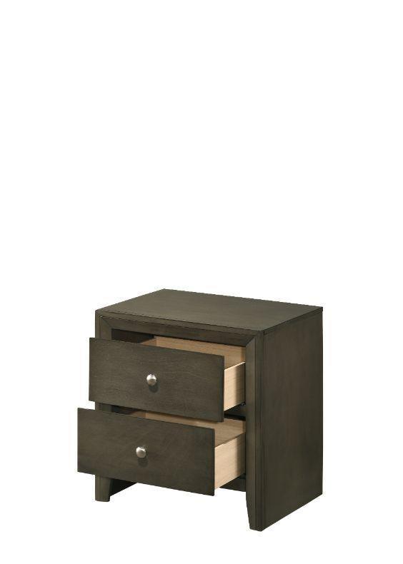 ACME Ilana Nightstand, Gray Finish FredCo