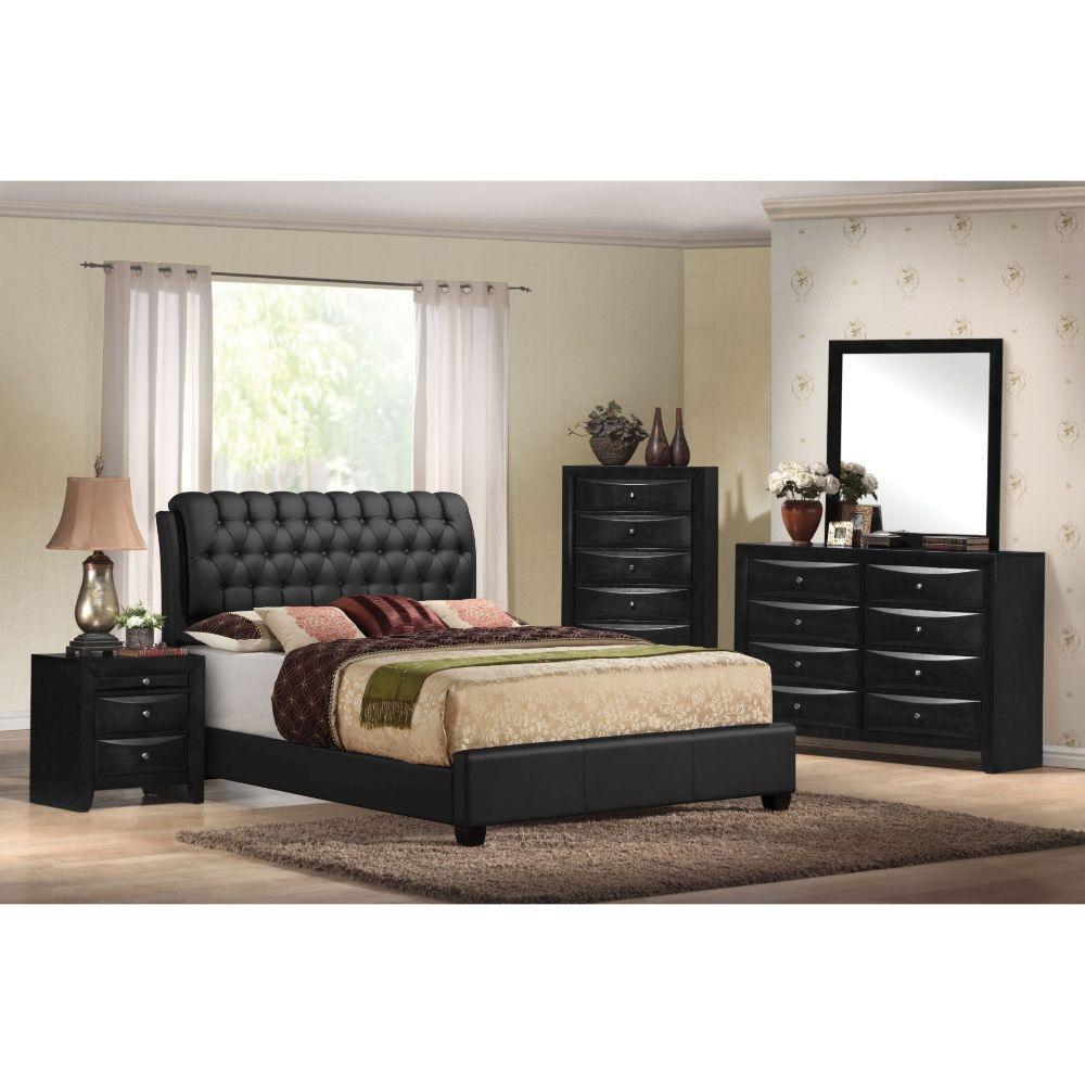 ACME Ireland Nightstand, Black FredCo