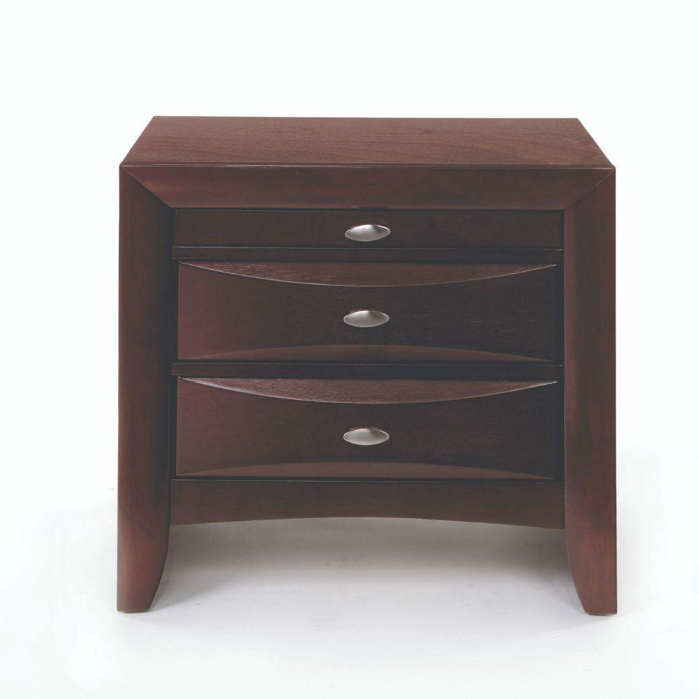 ACME Ireland Nightstand, Espresso FredCo