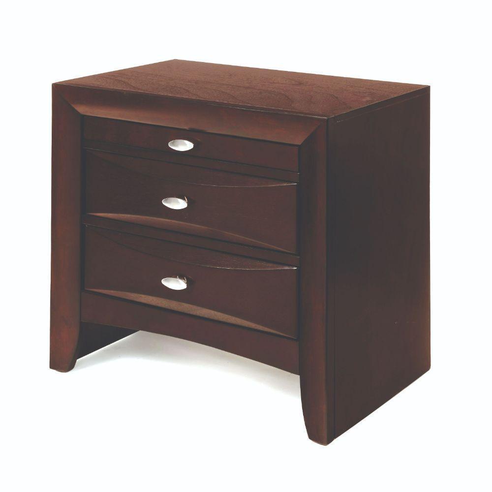 ACME Ireland Nightstand, Espresso FredCo