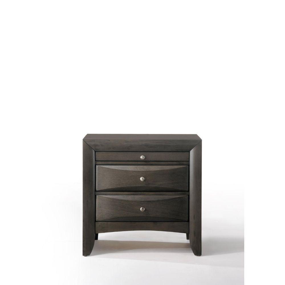 ACME Ireland Nightstand, Gray Oak FredCo
