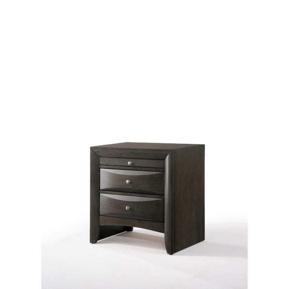 ACME Ireland Nightstand, Gray Oak FredCo
