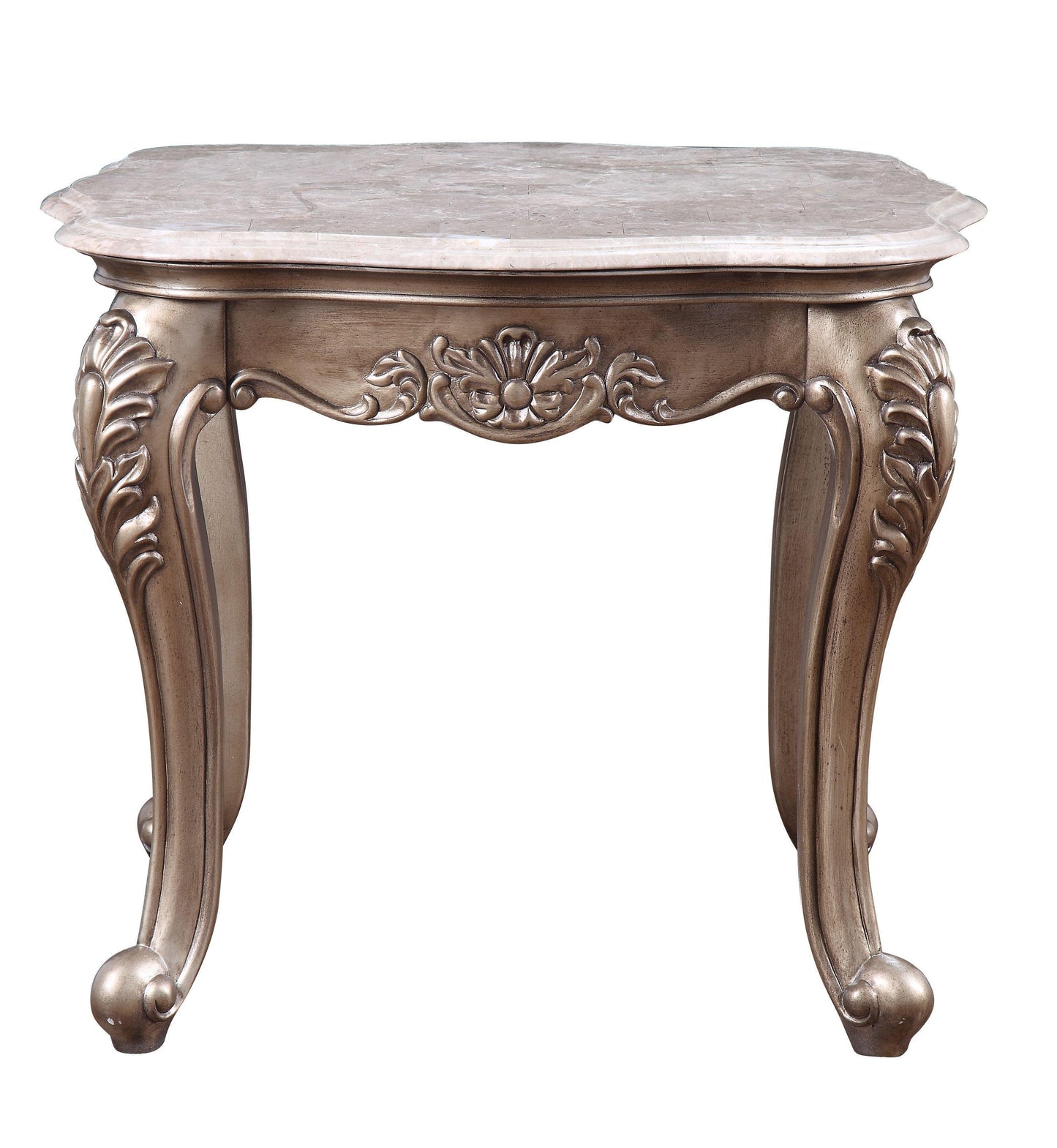 ACME Jayceon End Table, Marble & Champagne FredCo