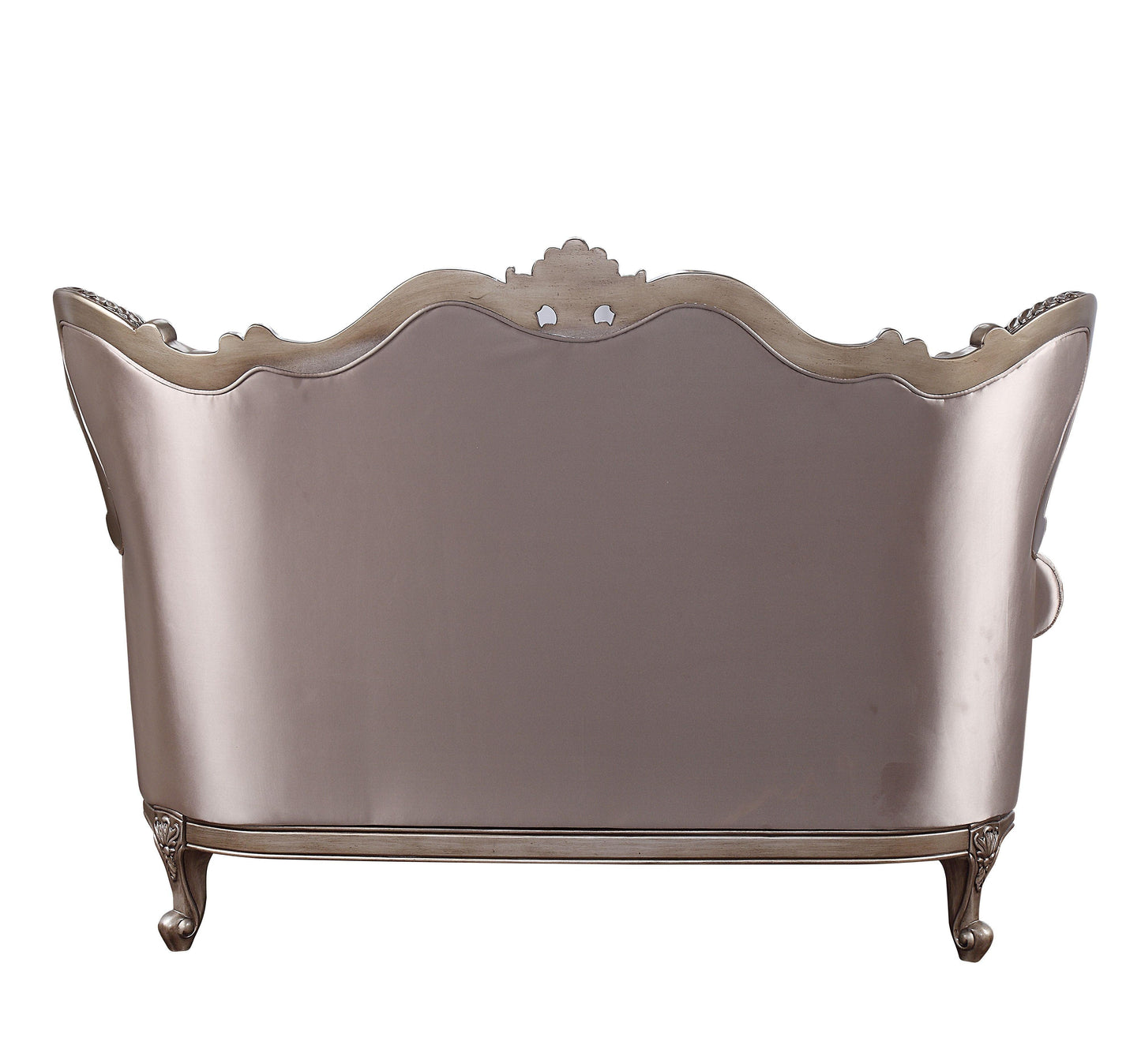 ACME Jayceon Loveseat w/2 Pillows, Fabric & Champagne FredCo