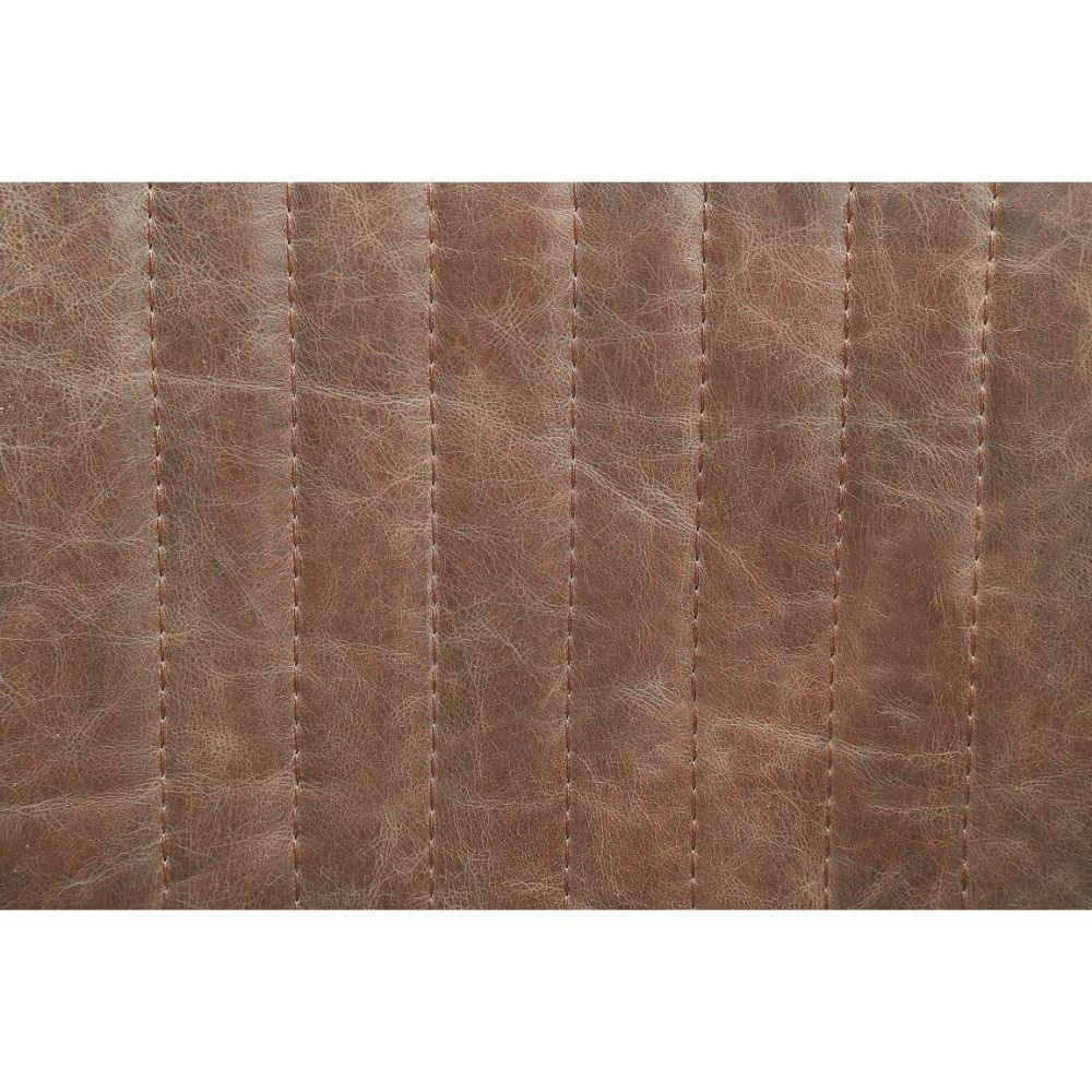 ACME Joslin Executive Office Chair, Distress Chocolate Top Grain Leather FredCo