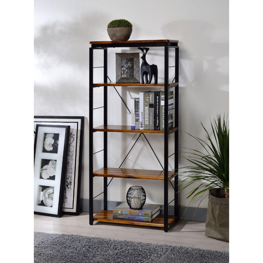 ACME Jurgen Bookshelf, Oak & Black FredCo