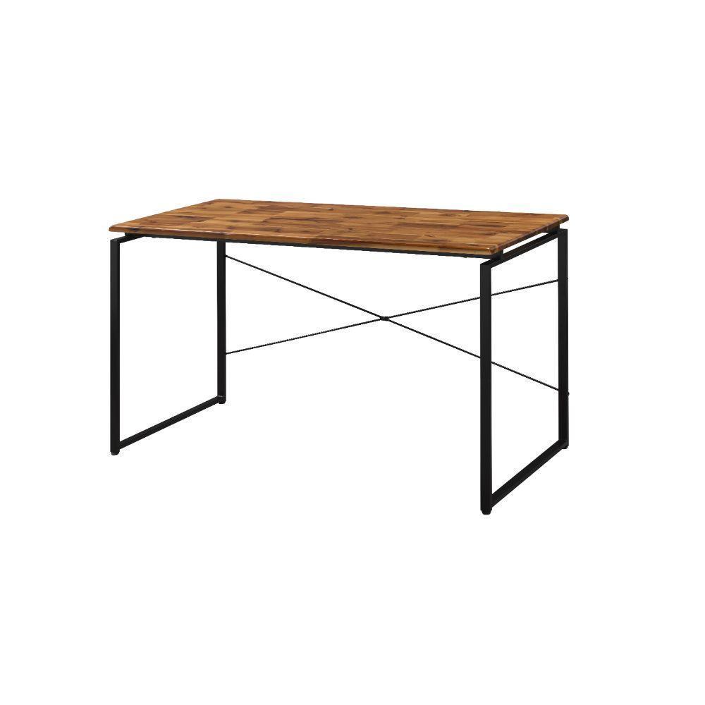 ACME Jurgen Desk, Oak & Black FredCo