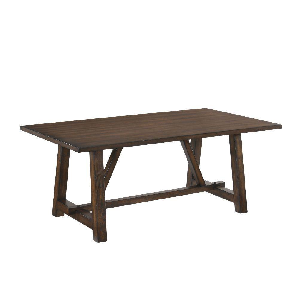 ACME Kaelyn Dining Table, Dark Oak FredCo