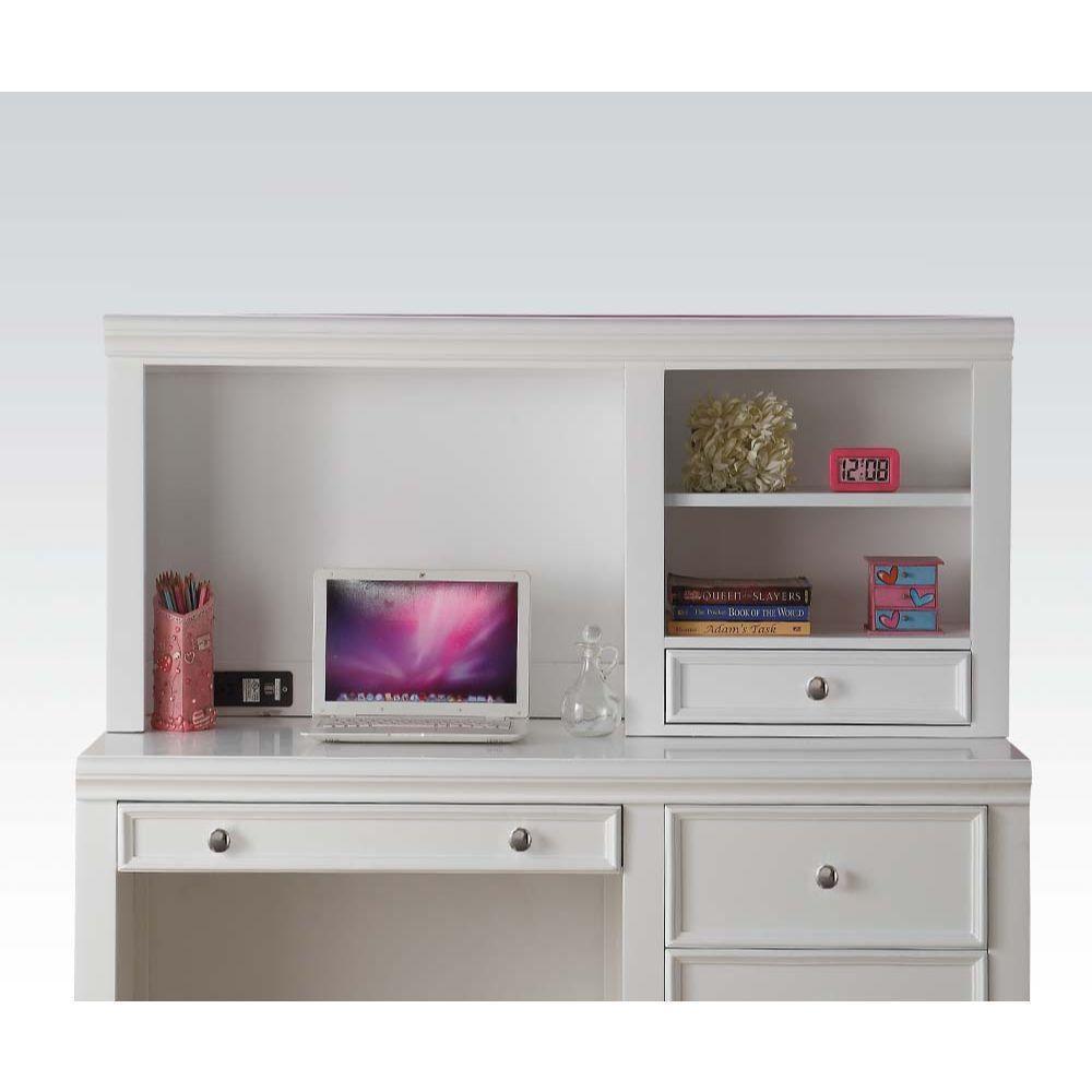 ACME Lacey Computer Hutch, White FredCo