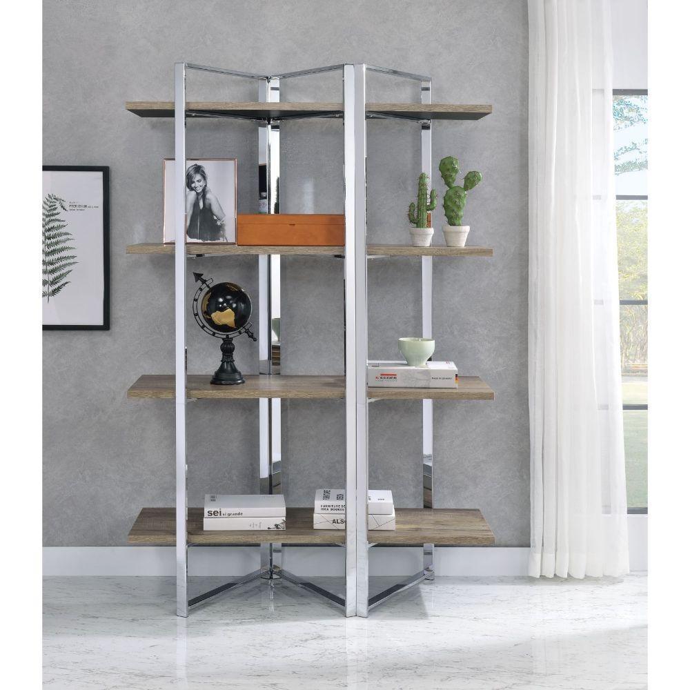 ACME Libby Bookshelf, Chrome FredCo