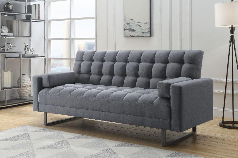 ACME Limosa Adjustable Sofa, Gray Fabric FredCo