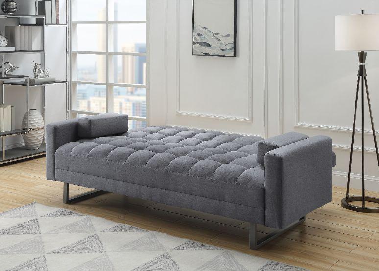 ACME Limosa Adjustable Sofa, Gray Fabric FredCo
