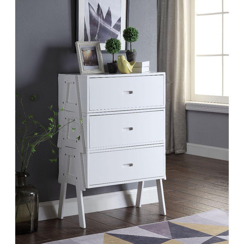 ACME Lonny Coffee Table (Convertible), White FredCo